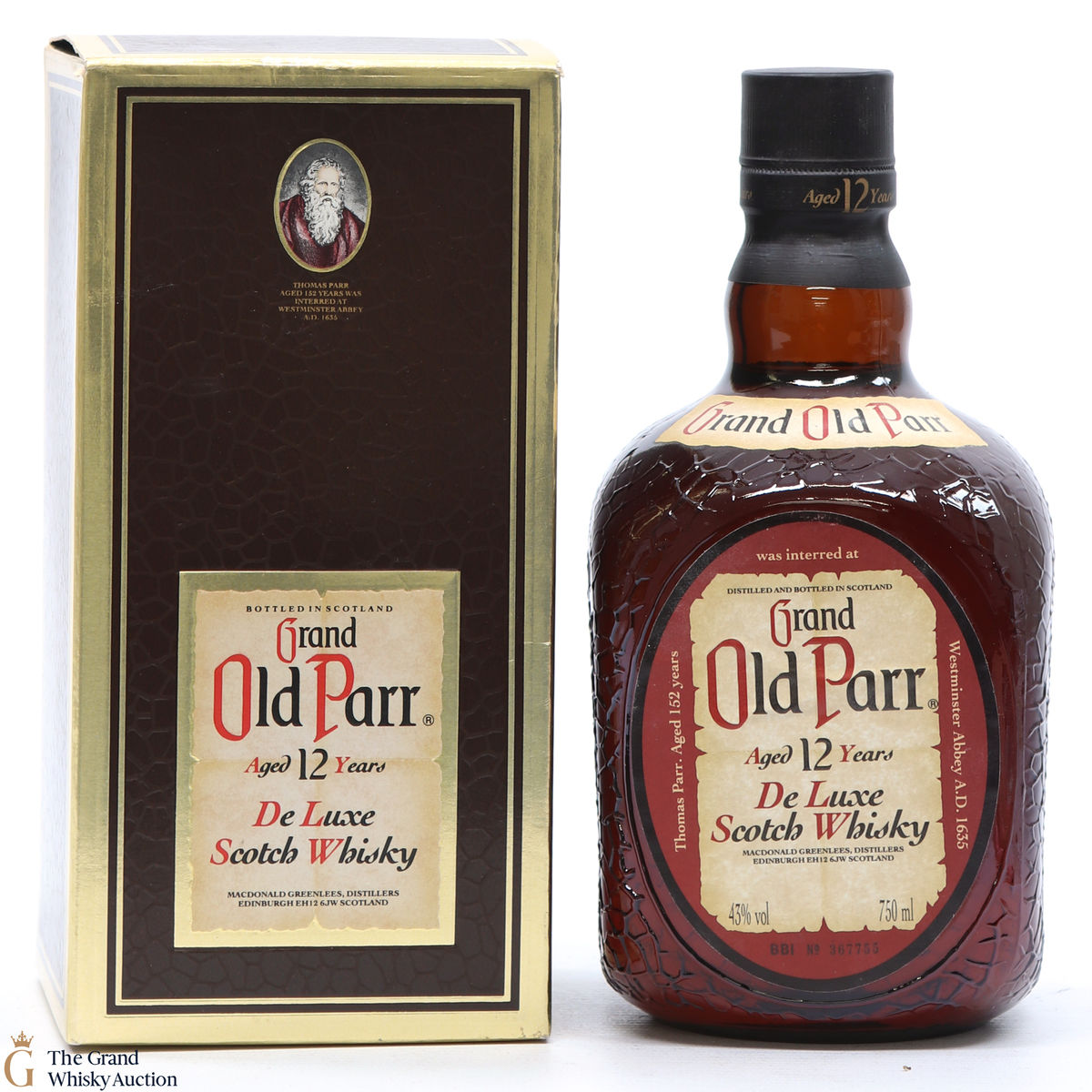 Grand Old Parr - 12 Year Old (75cl)