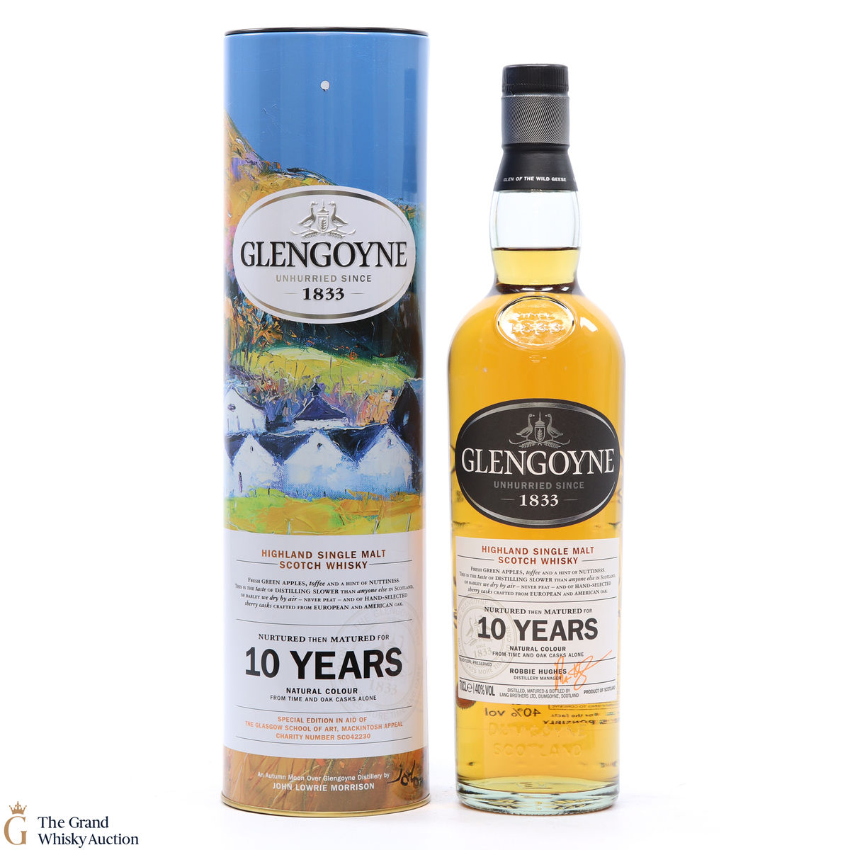 Glengoyne - 10 Year Old  Glasgow School of Art - Mackintosh Appeal 