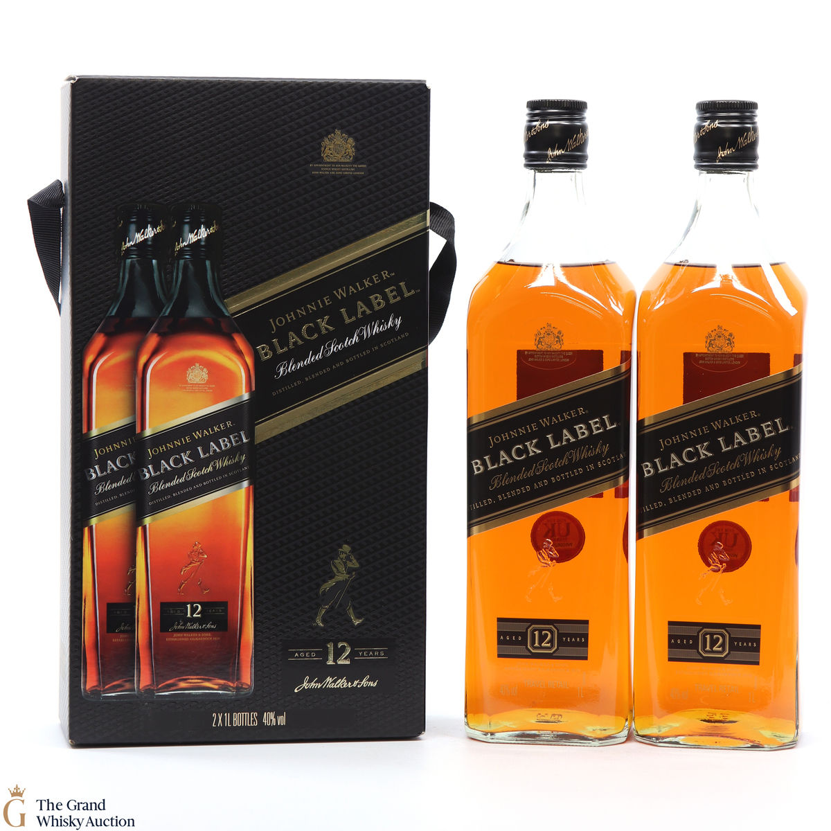 Johnnie Walker - 12 Year Old-  Black Label (2 x 1L)