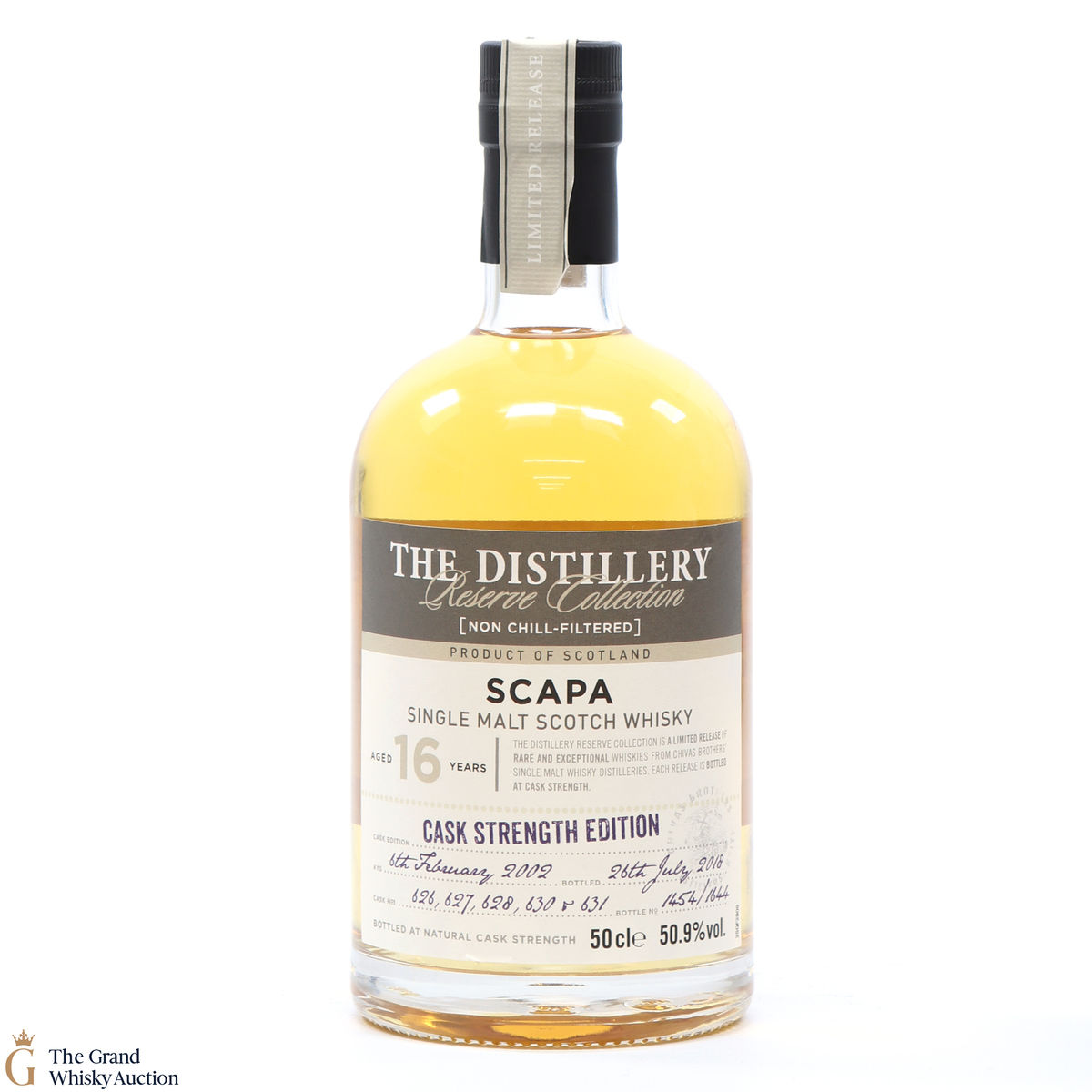 Scapa - 16 Year Old 2002 - Casks #626, 627, 628, 630 and 631.