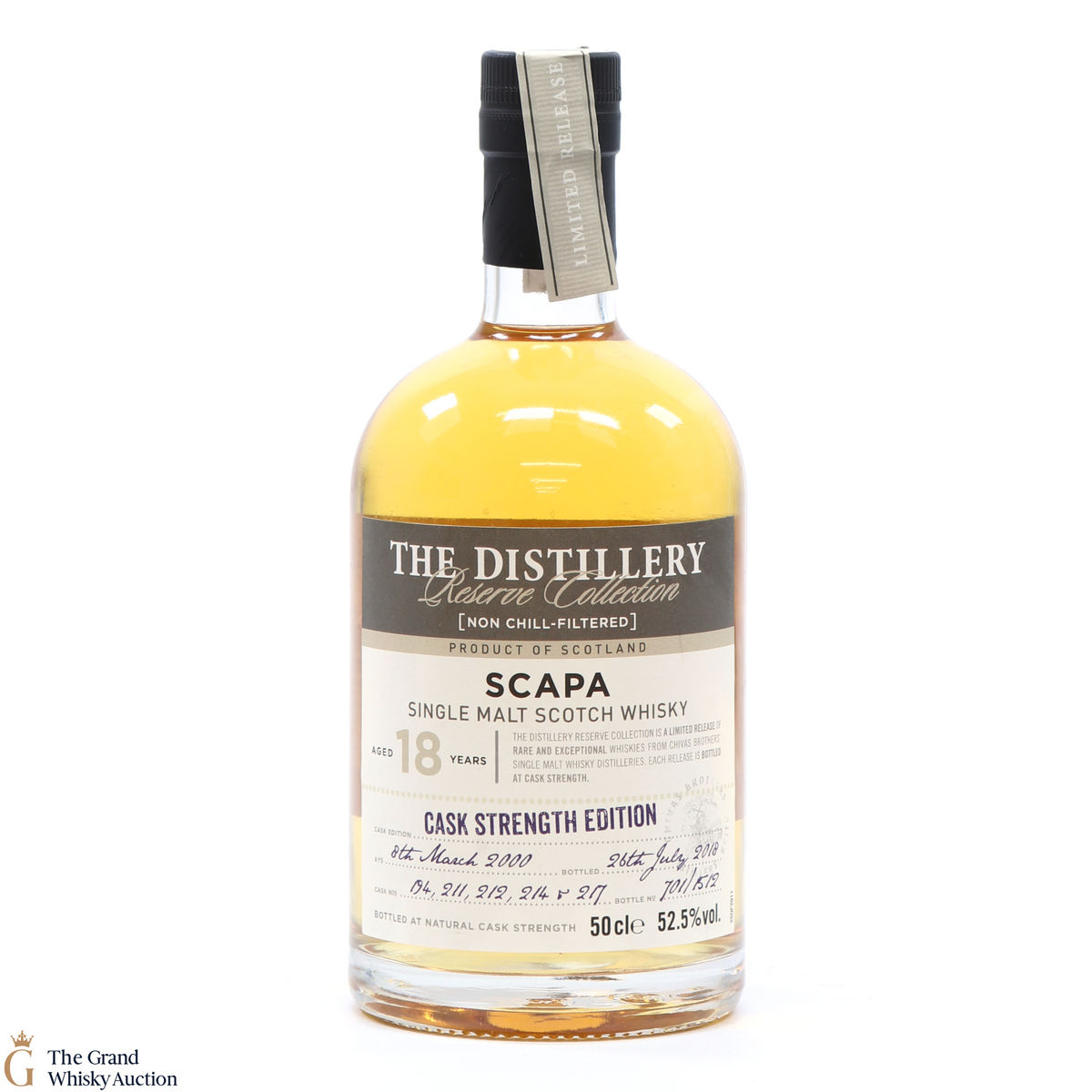Scapa - 18 Year Old Cask Strength 2000 - #194, 211, 212, 214 & 217