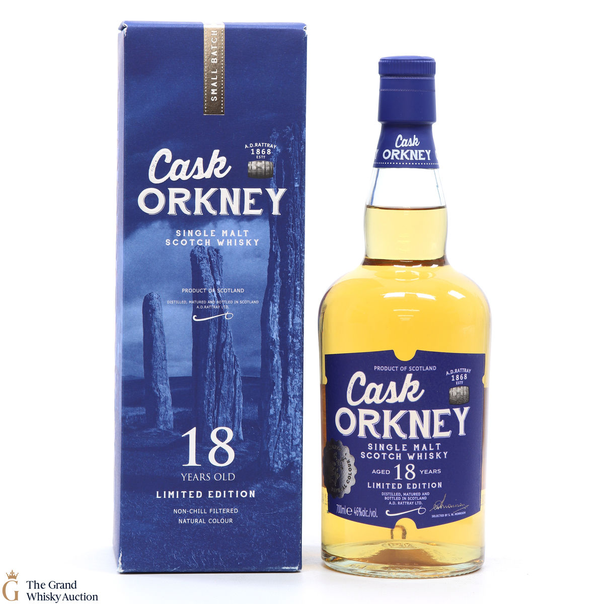 Cask Orkney - 18 Year Old Single Malt - A.D. Rattray 