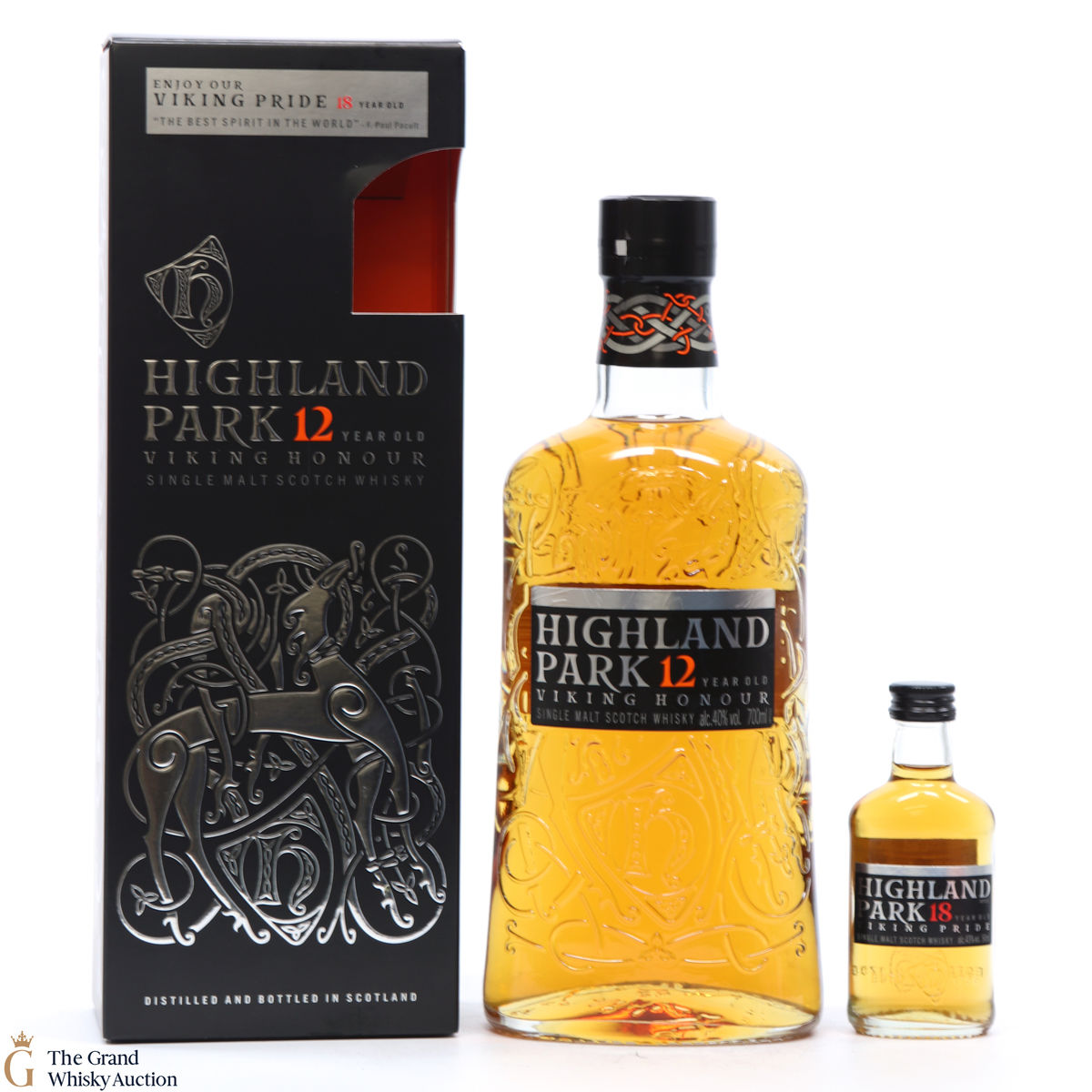 Highland Park - 12 Year Old - Viking Honour + 18 Year Old Viking pride 5cl