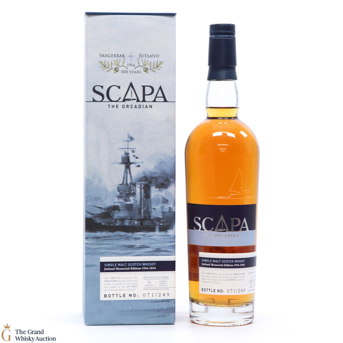 Scapa - 16 Year Old  - Jutland Memorial 100th Anniversary Edition - Single Cask