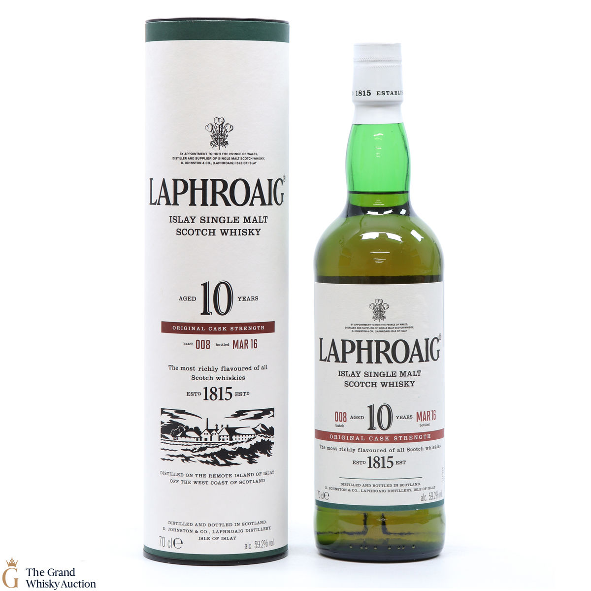 Laphroaig - 10 Year Old - Original Cask Strength Batch #008