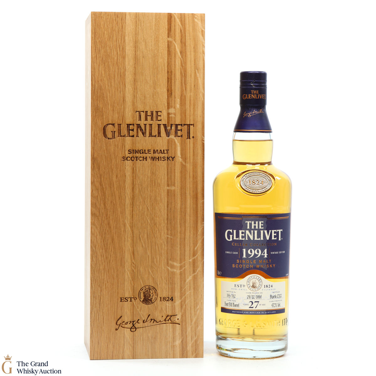 Glenlivet - 27 Year Old  - 1994 Cellar Collection First Fill Barrel