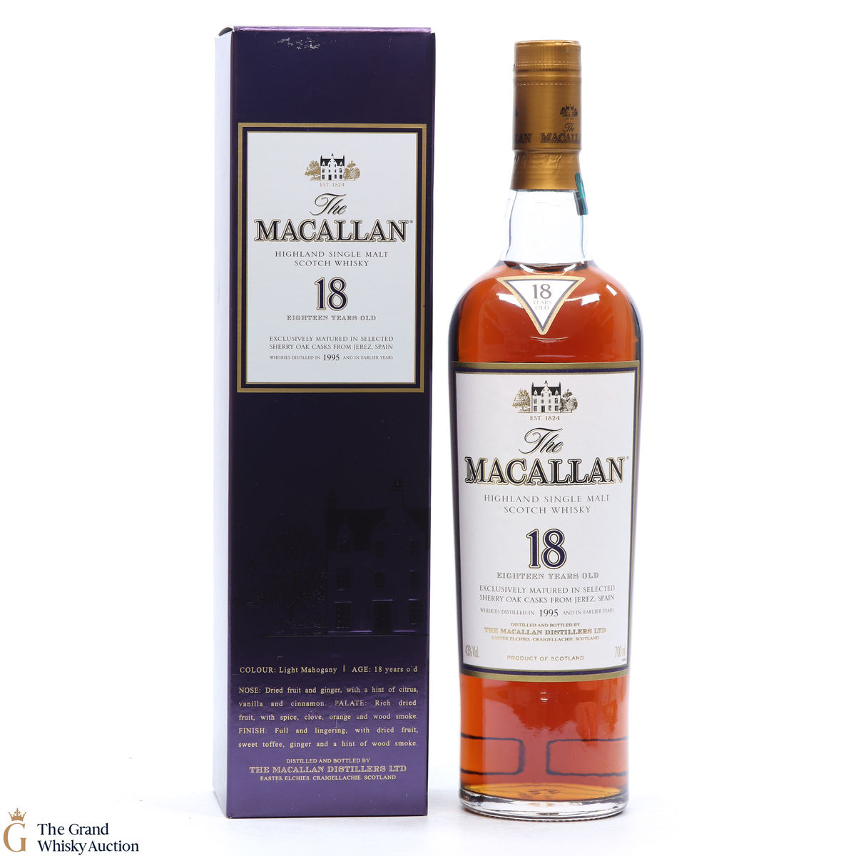Macallan - 18 Year Old Sherry Oak (1995)