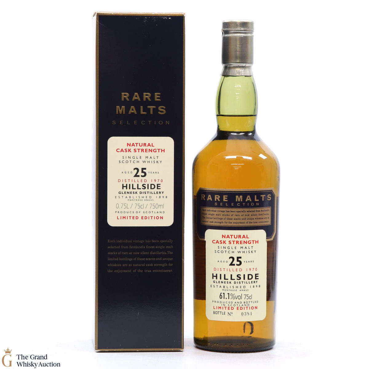 Hillside - 25 Year Old Rare Malts 61.1% 75cl 1970