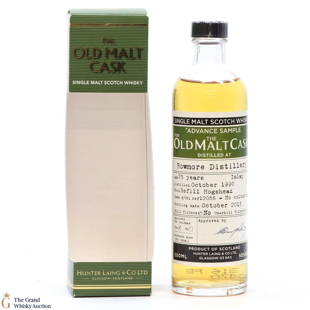 Bowmore - 25 Year Old 1990 Old Malt Cask - Advance Sample 20cl