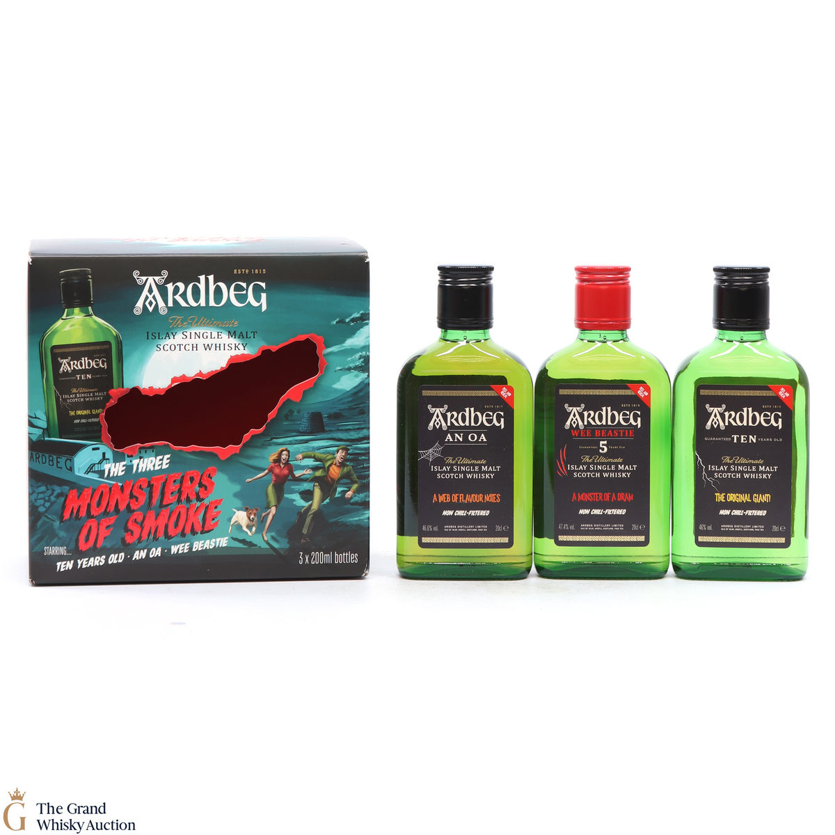 Ardbeg - The Three Monsters Of Smoke 3 x 20cl