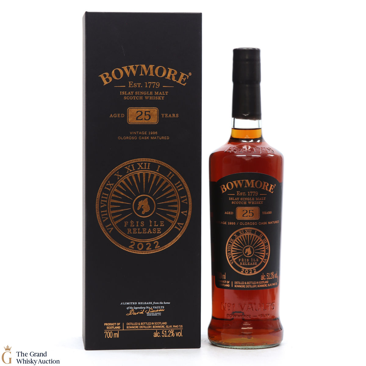 Bowmore - 25 Year Old 1996 Oloroso #9001485 - Feis Ile 2022
