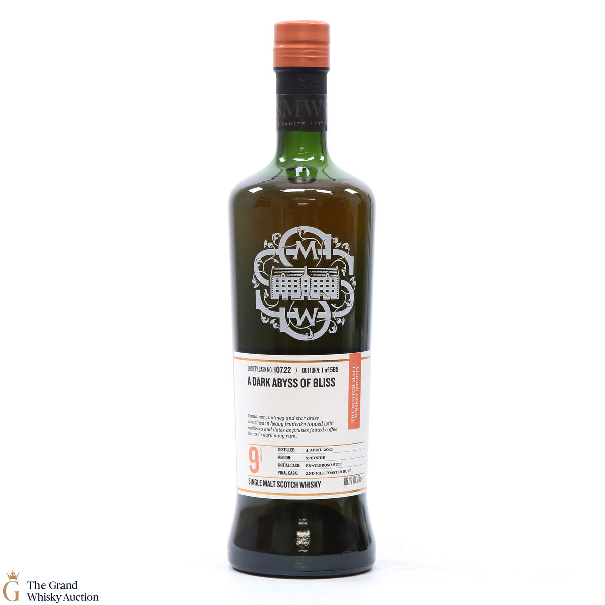 Glenallachie - 9 Year Old - SMWS 107.22 - A Dark Abyss Of Bliss 