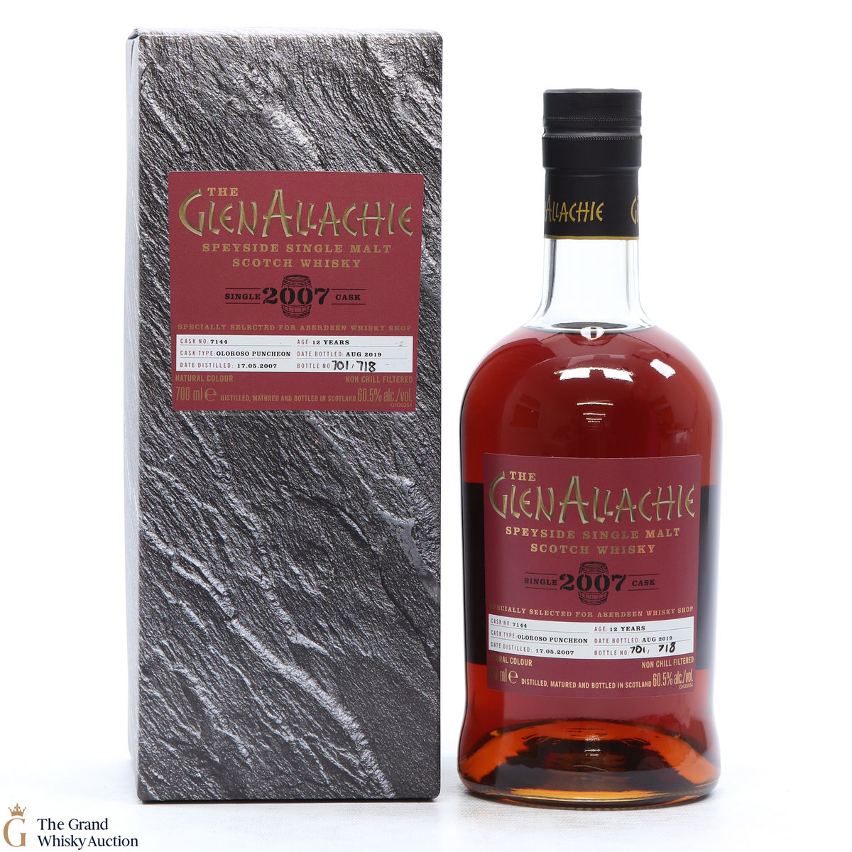 Glenallachie - 12 Year Old #7144 Aberdeen Whisky Shop 2007