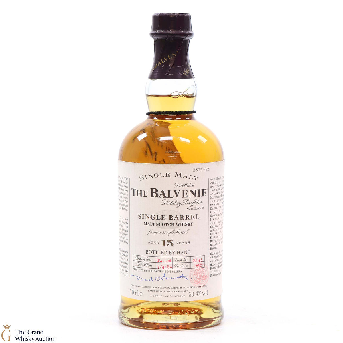 Balvenie - 15 Year Old 1984 Single Barrel #5143