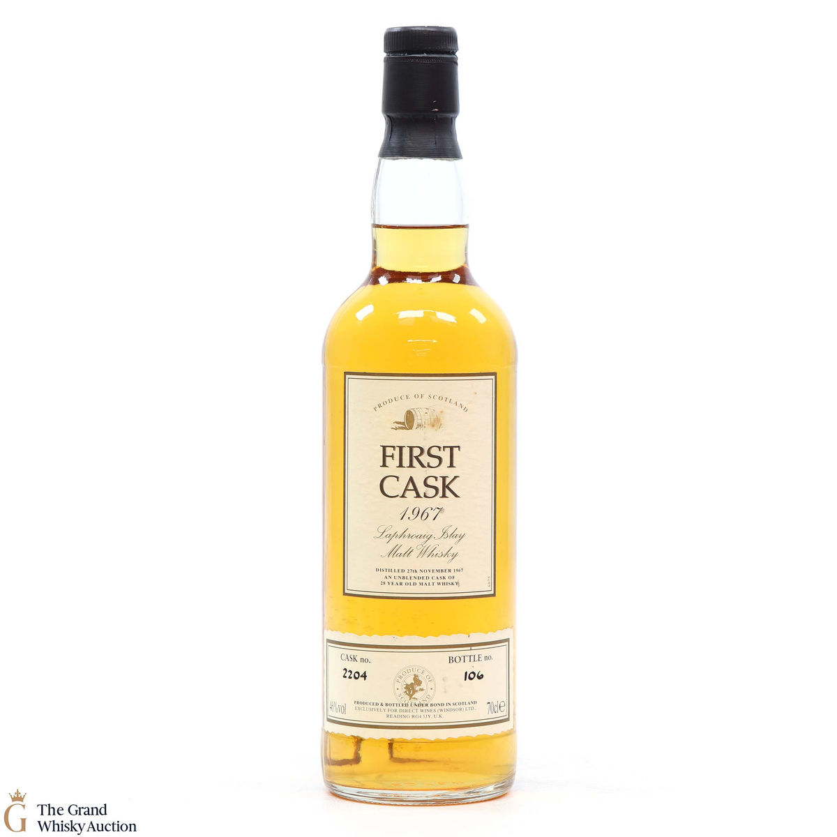 Laphroaig - 28 Year Old 1967 First Cask #2204