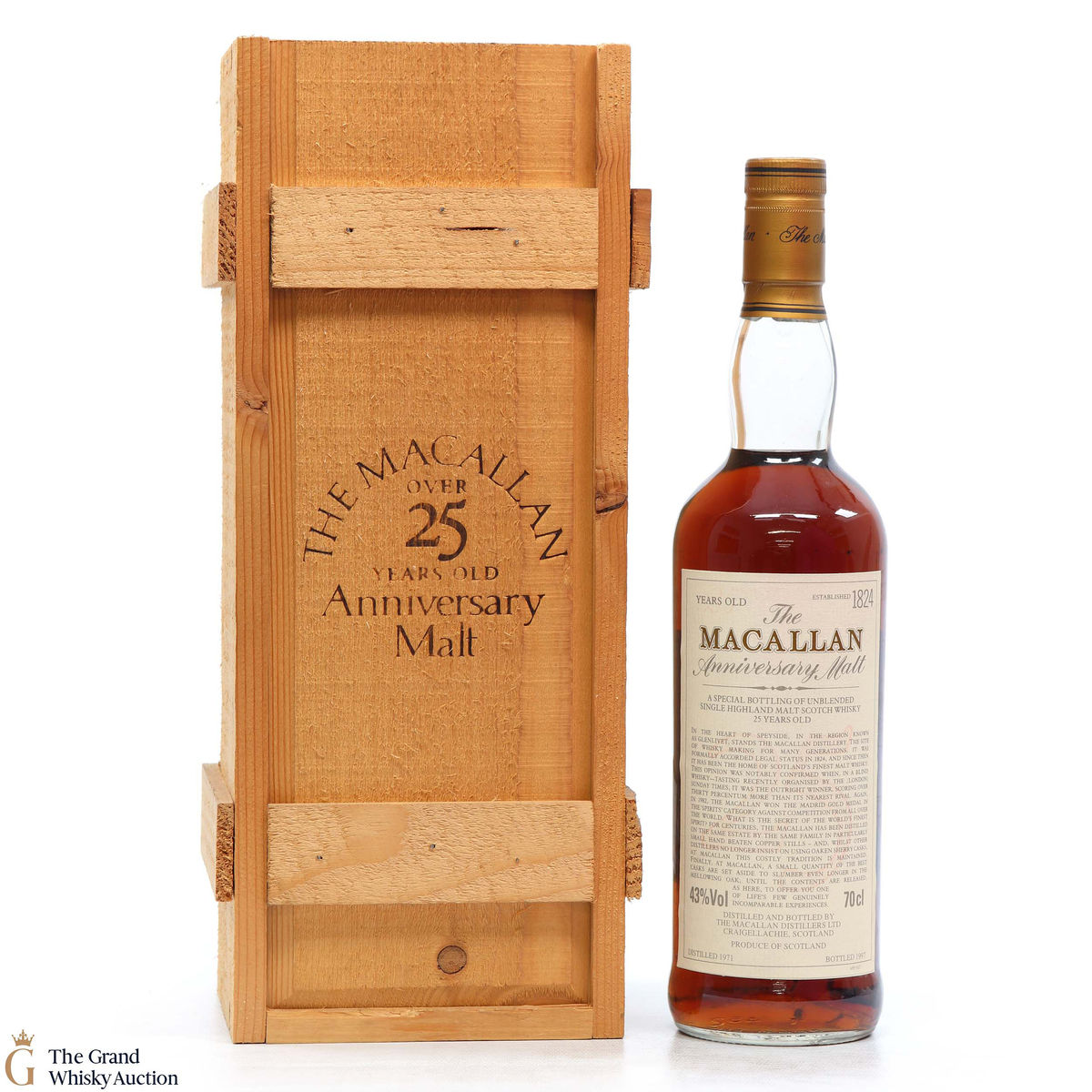 Macallan - 25 Year Old - 1971 Anniversary Malt