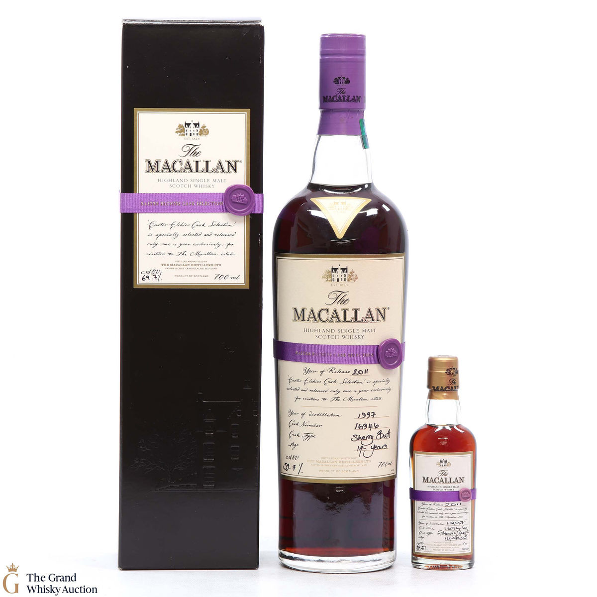 Macallan - 14 Year Old - 2011 Easter Elchies + 5cl Mini