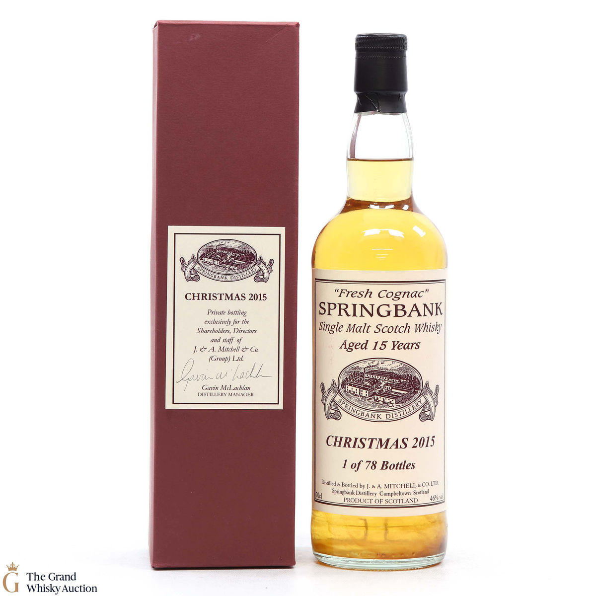 Springbank - 15 Year Old French Cognac Christmas 2015