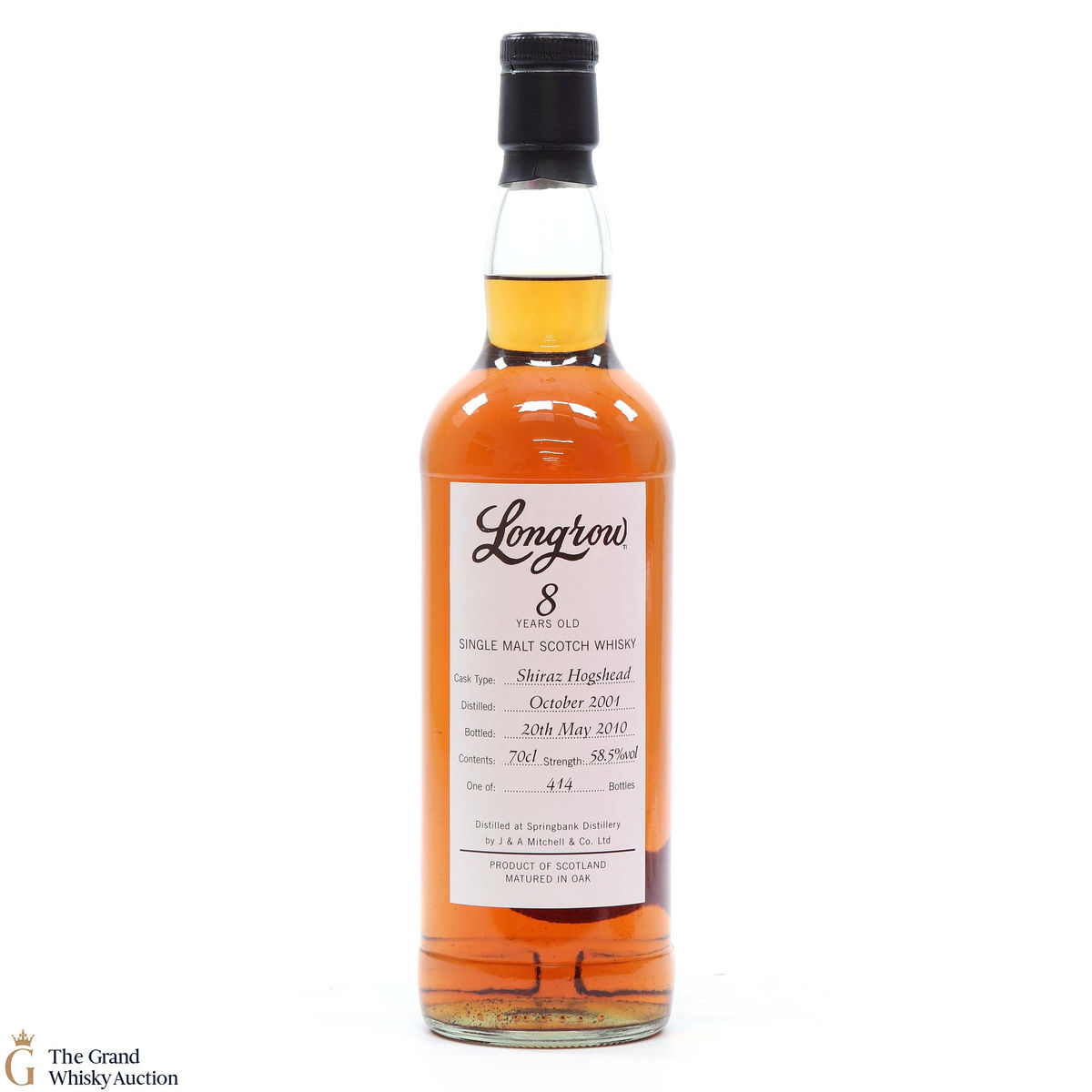 Longrow - 8 Year Old 2001 Open Day 2010 Shiraz Hogshead