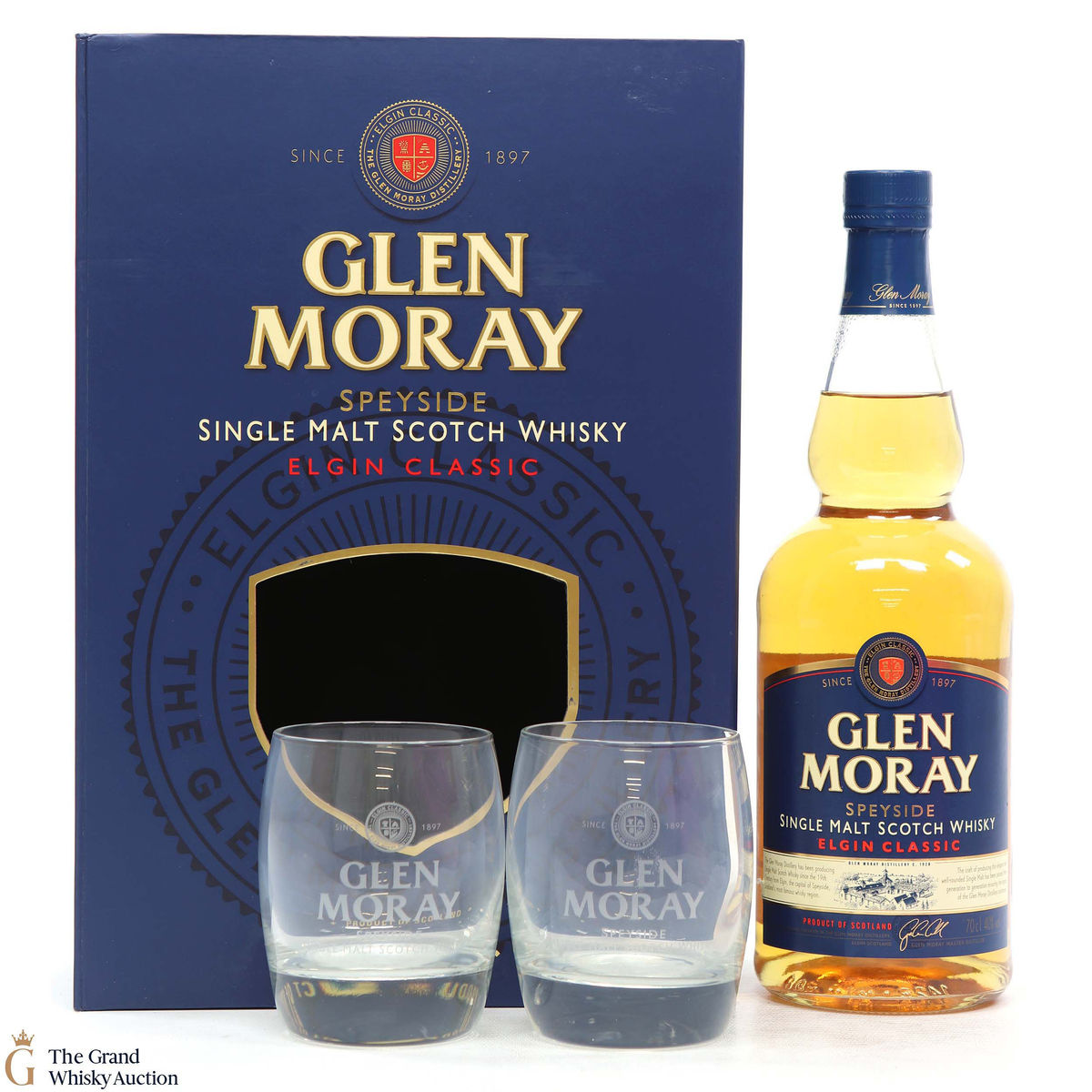 Glen Moray - Elgin Classic + Glasses