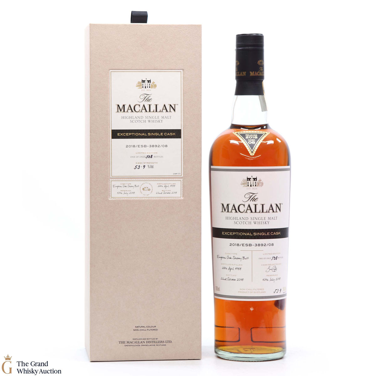 Macallan - 30 Year Old - Exceptional Single Cask 2018 ESB-3892/08