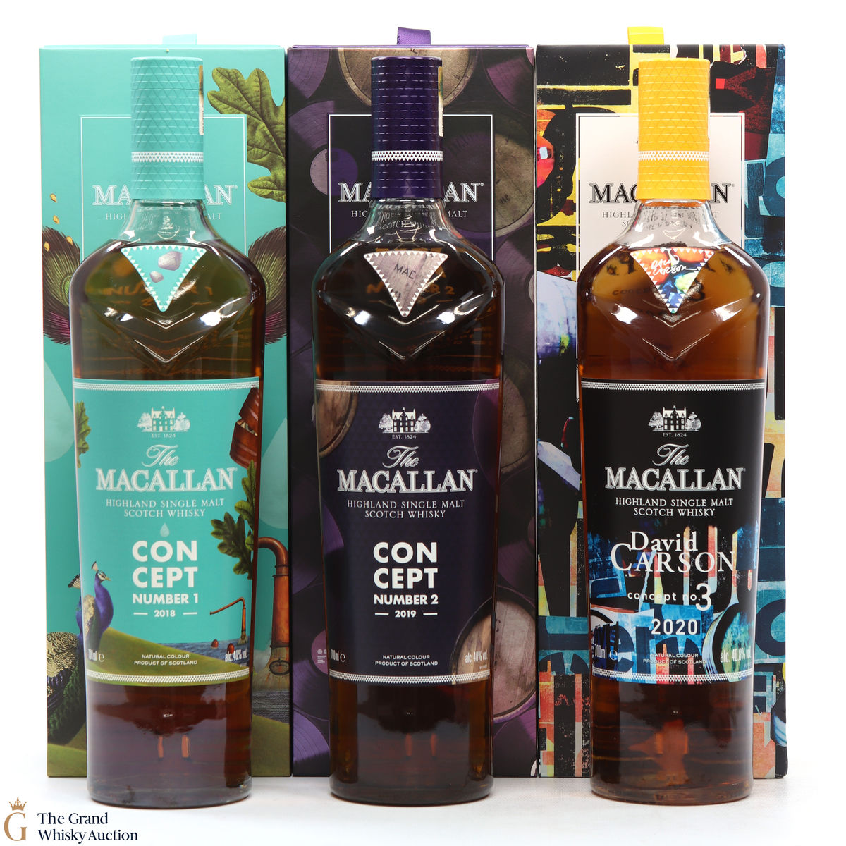 Macallan - Concept No.1, No.2 + No.3 (3 x 70cl)