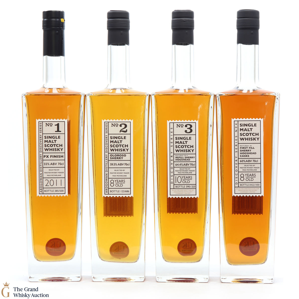 Ardgowan - Discovery No.1, 2 , 3 & 4 (4 x 70cl)