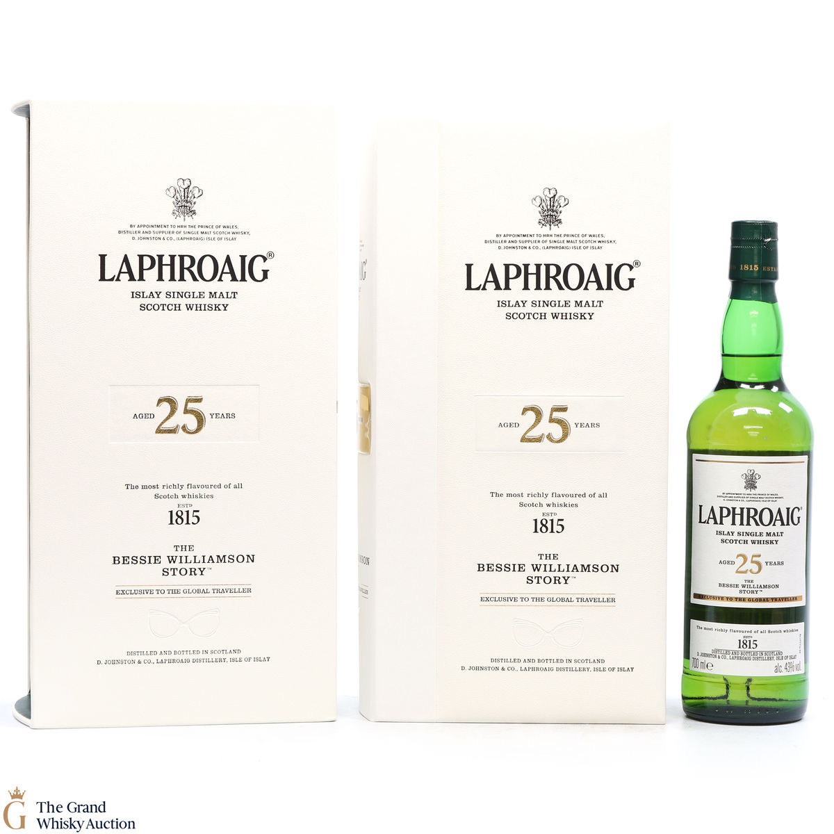 Laphroaig - 25 Year Old Bessie Williamson Story Exclusive to Global Traveller 