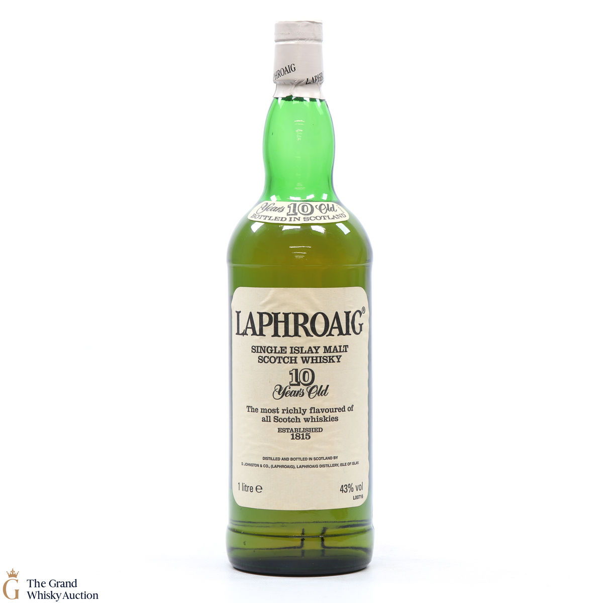 Laphroaig - 10 Year Old - Pre Royal Warrant  - 1L