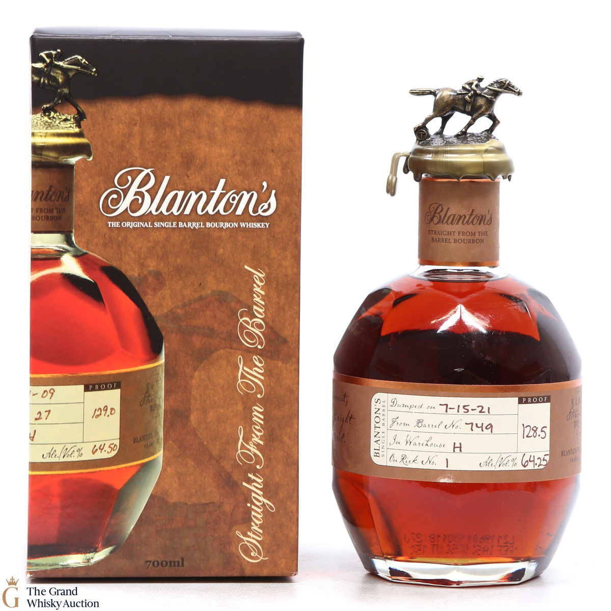 Blanton’s - Straight From The Barrel - Cask Strength 64.25%