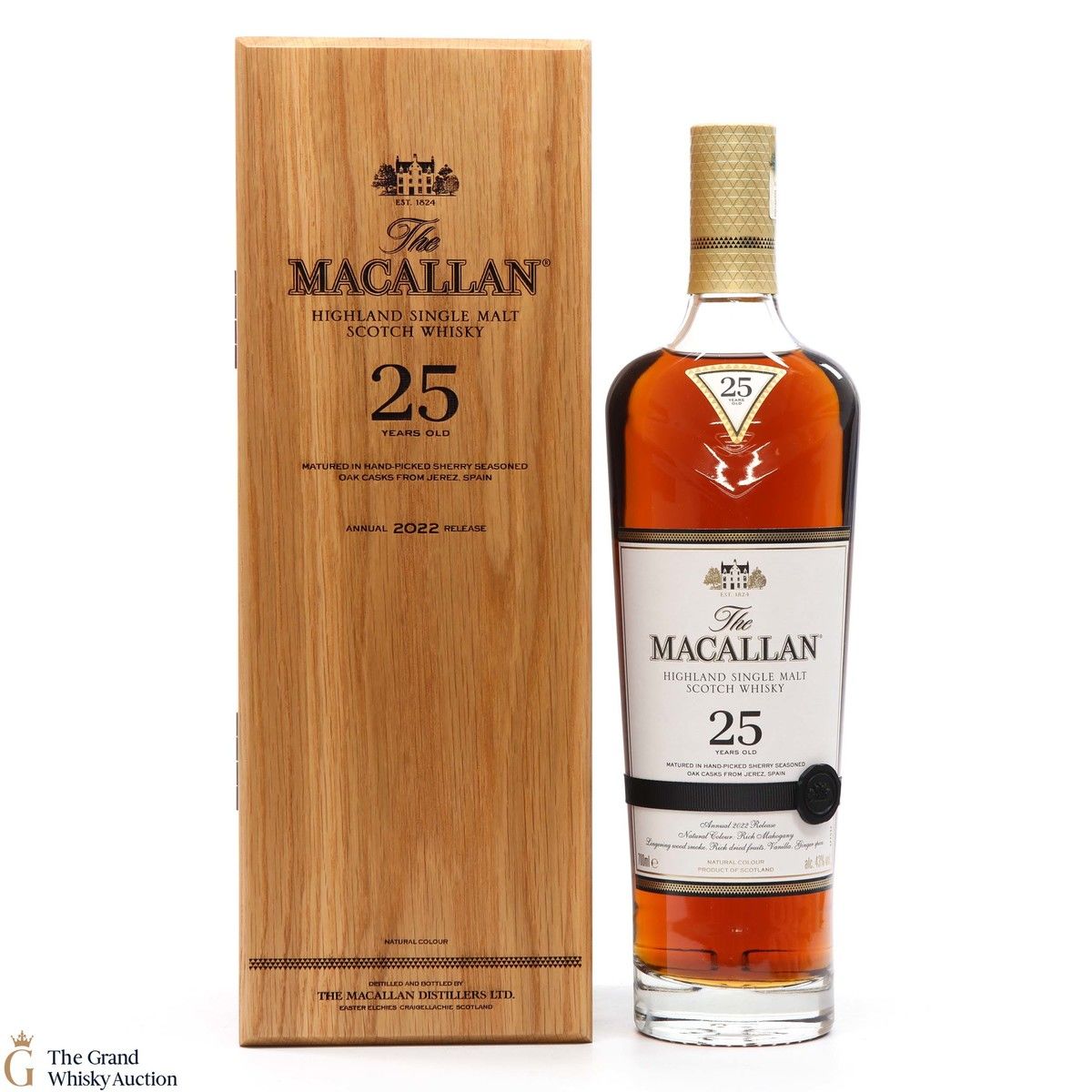 Macallan - 25 Year Old - Sherry Oak - 2022