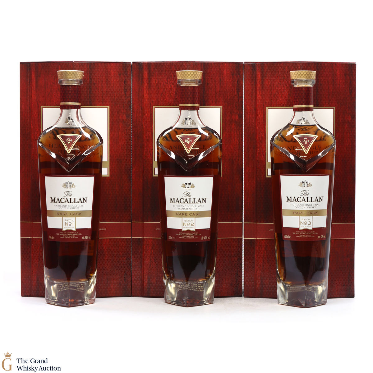 Macallan - Rare Cask No. 1, 2 & 3 - 2018