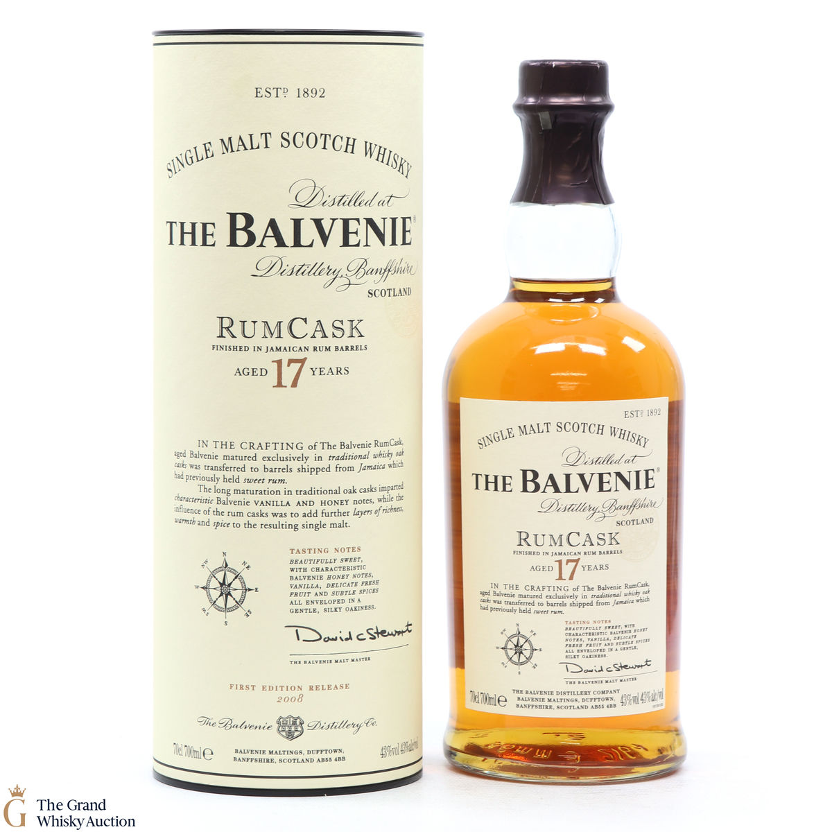 Balvenie - 17 Year Old - Rum Cask First Edition 2008