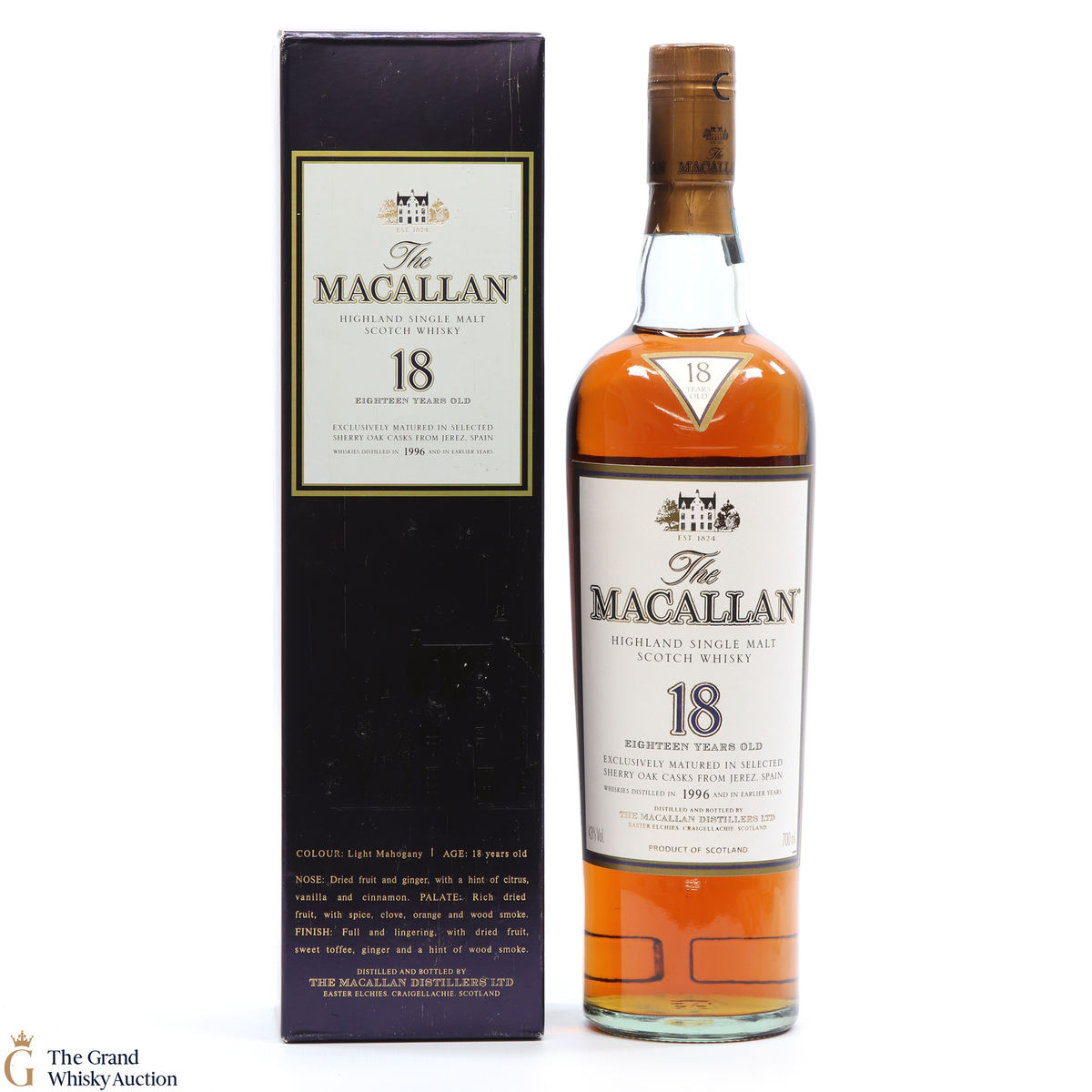 Macallan - 18 Year Old - Sherry Oak (1996)