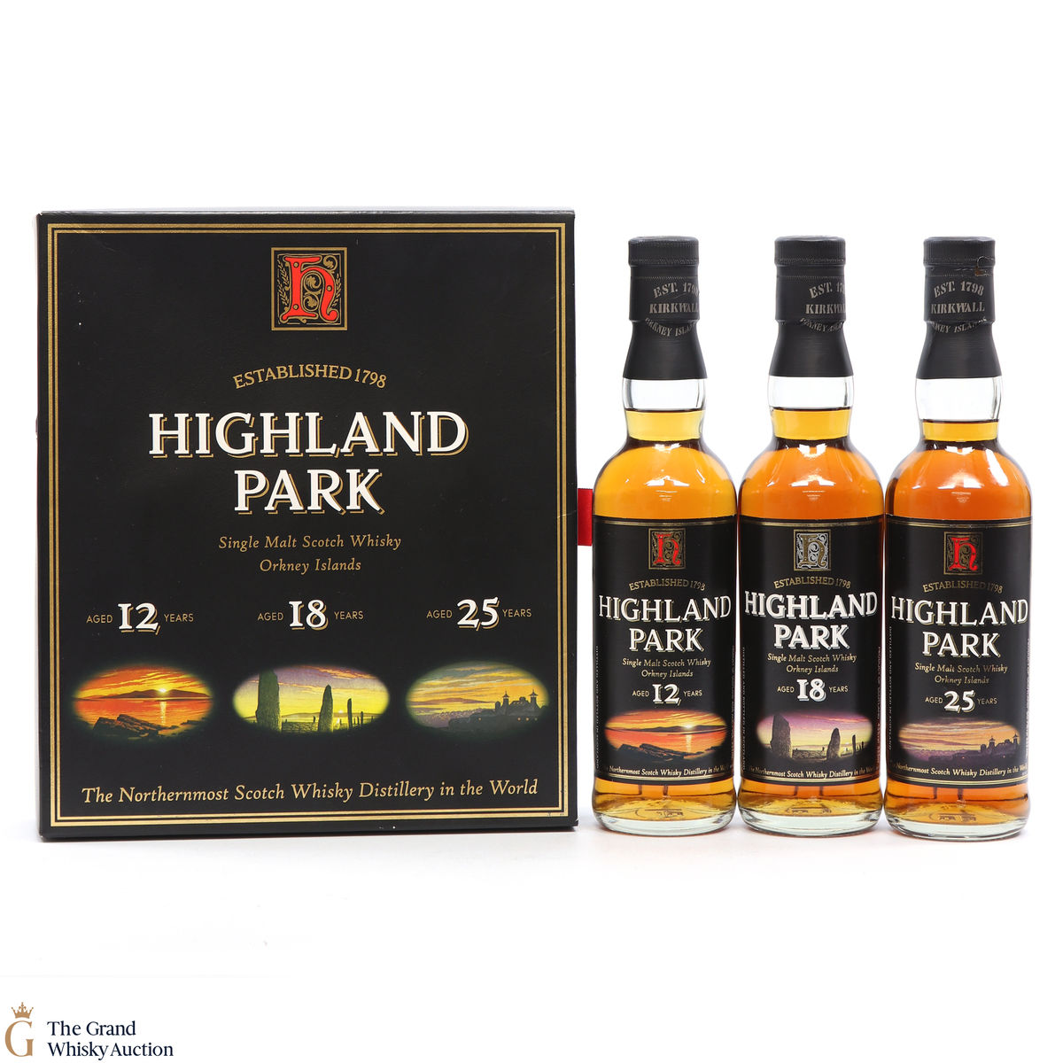 Highland Park - 12, 18 & 25 Year Old Set (3 x 333ml)