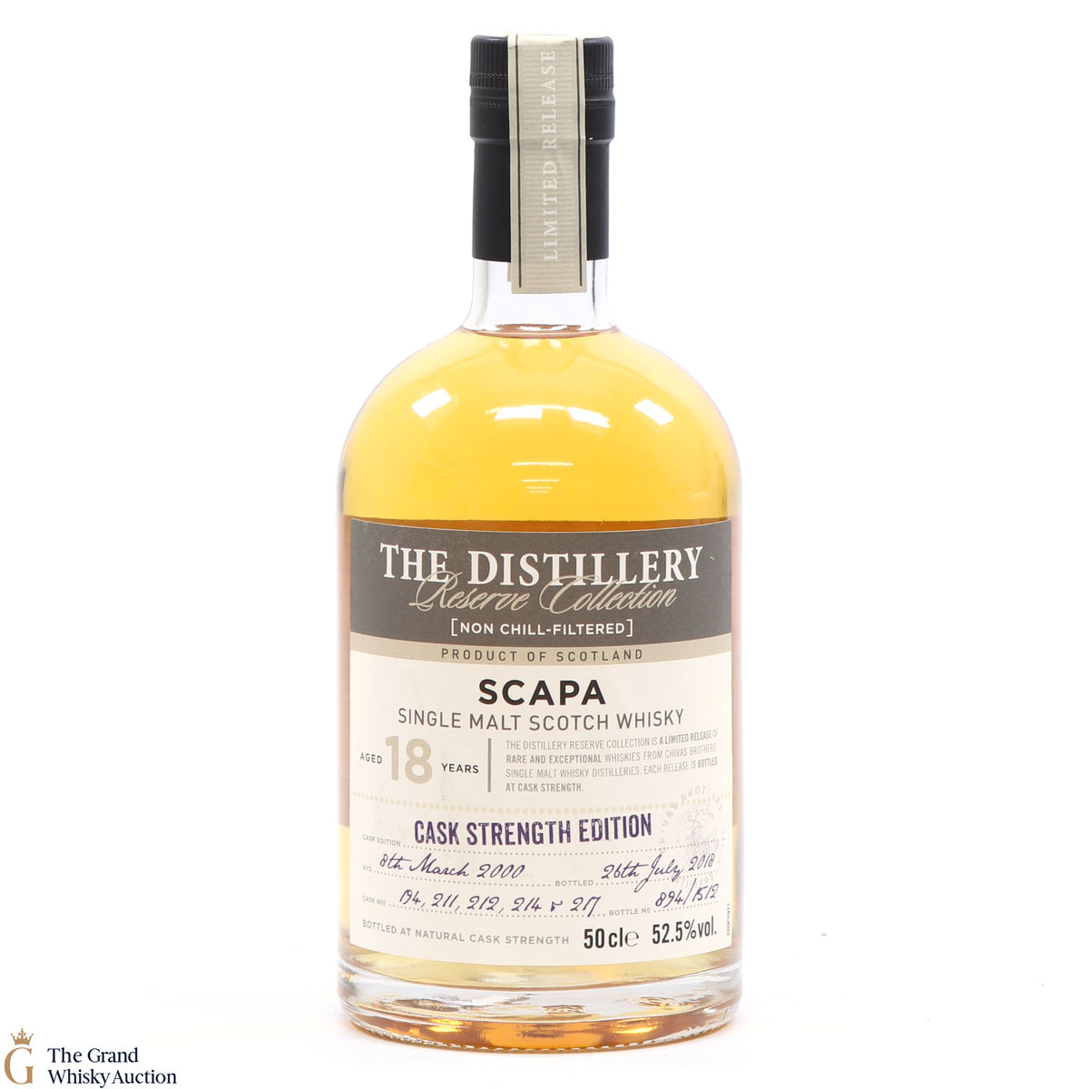 Scapa - 18 Year Old Cask Strength 2000 - #194, 211, 212, 214 & 217