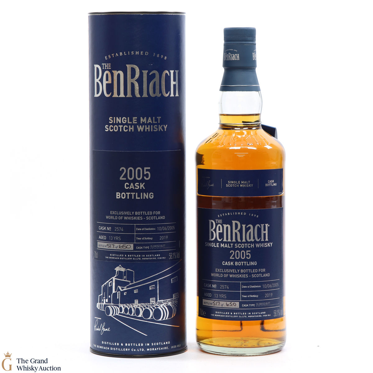 Benriach - 2005 Single Cask - 13 Years old #2574