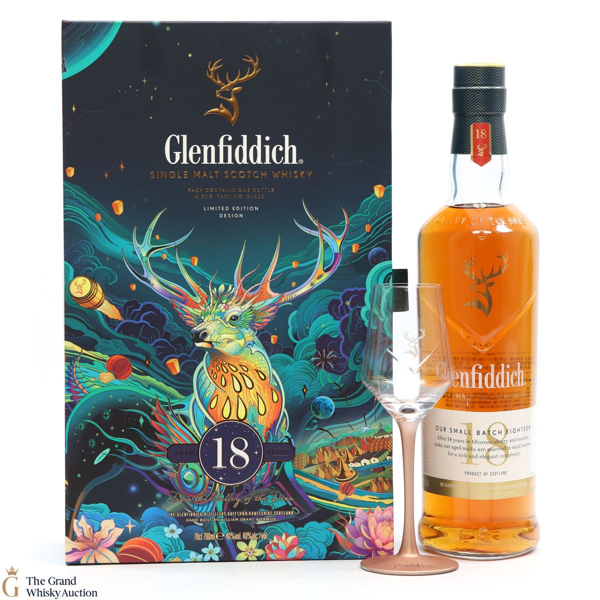 Glenfiddich - 18 Year Old - Valley of the Deer - Gift Set