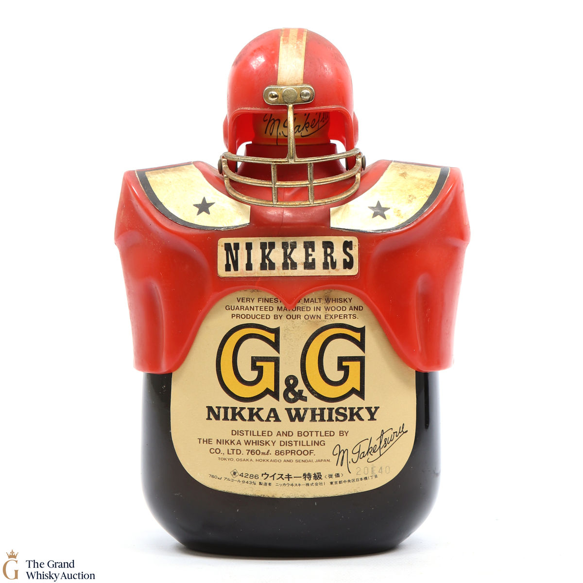 Nikka - Gold & Gold - Nikkers Bottle Top (76cl)