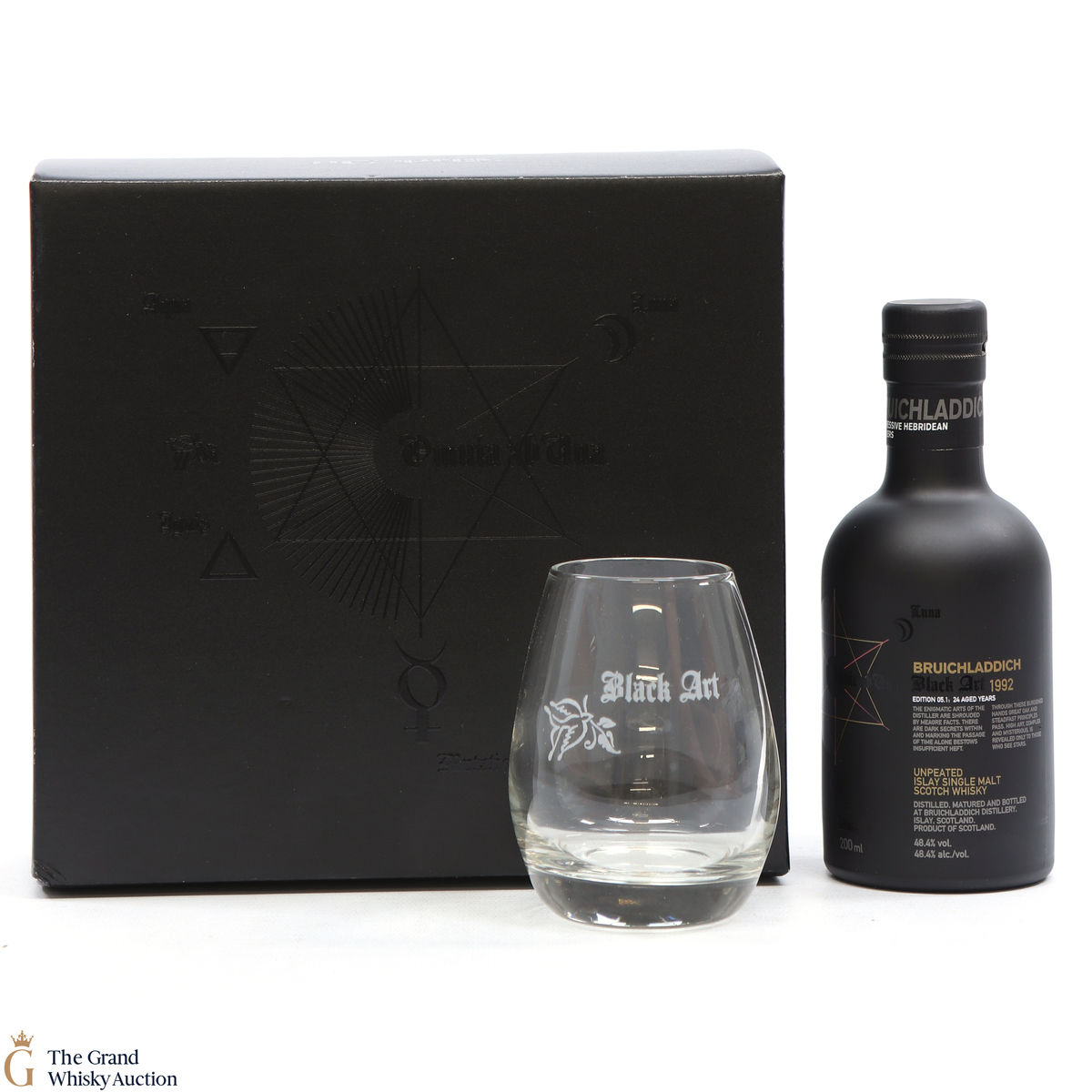 Bruichladdich - 24 Year Old - Black Art 05.1 (20cl) & Glass - Omnia ab Una