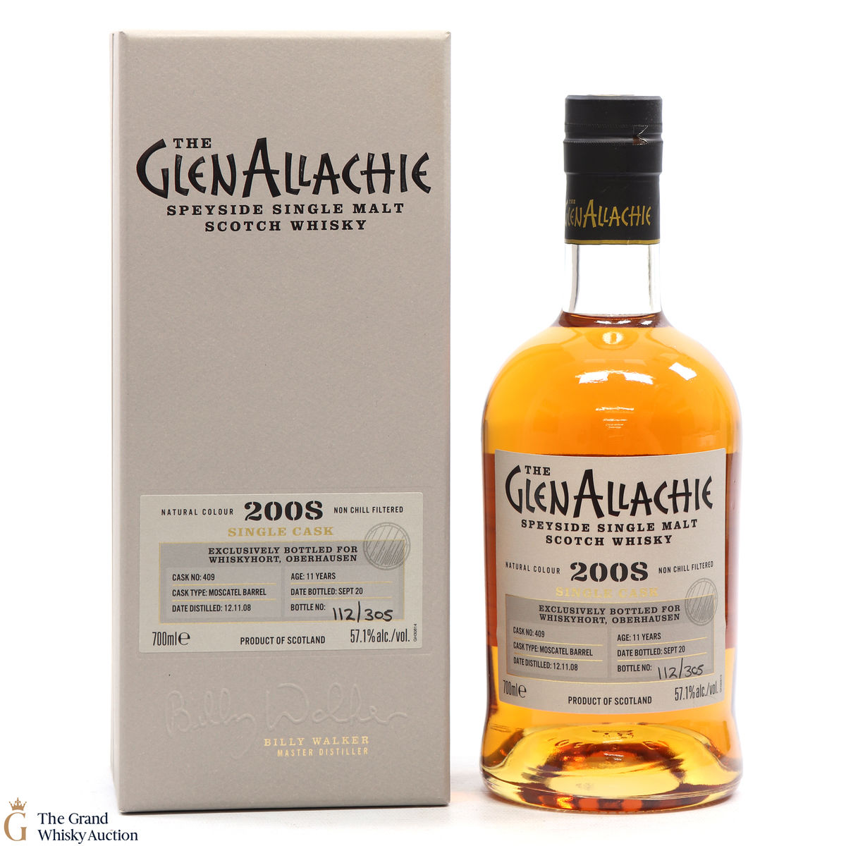 Glenallachie - 11 Year Old #409 Whiskyhort 2008 Moscatel Barrel