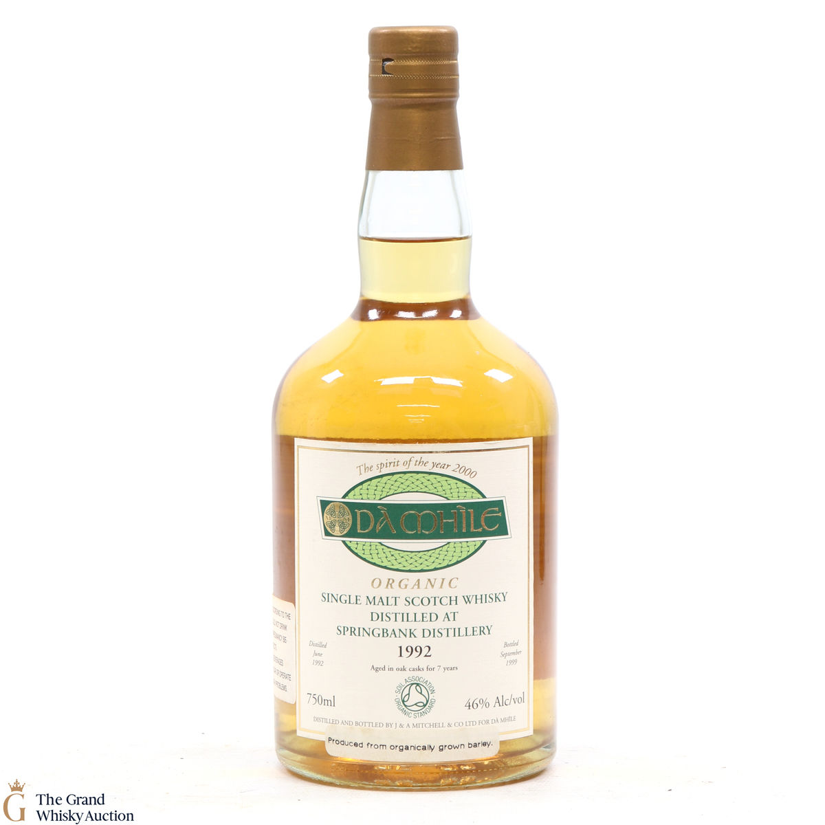 Springbank - 7 Year Old 1992 - Dà Mhìle Organic 75cl