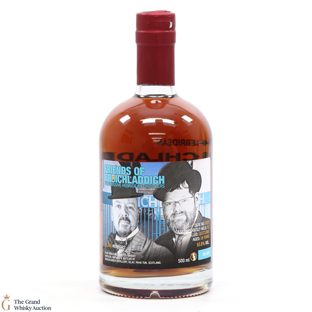 Bruichladdich - 16 Year Old 2005 #0977 - Friends of Bruichladdich 50cl (Signed)