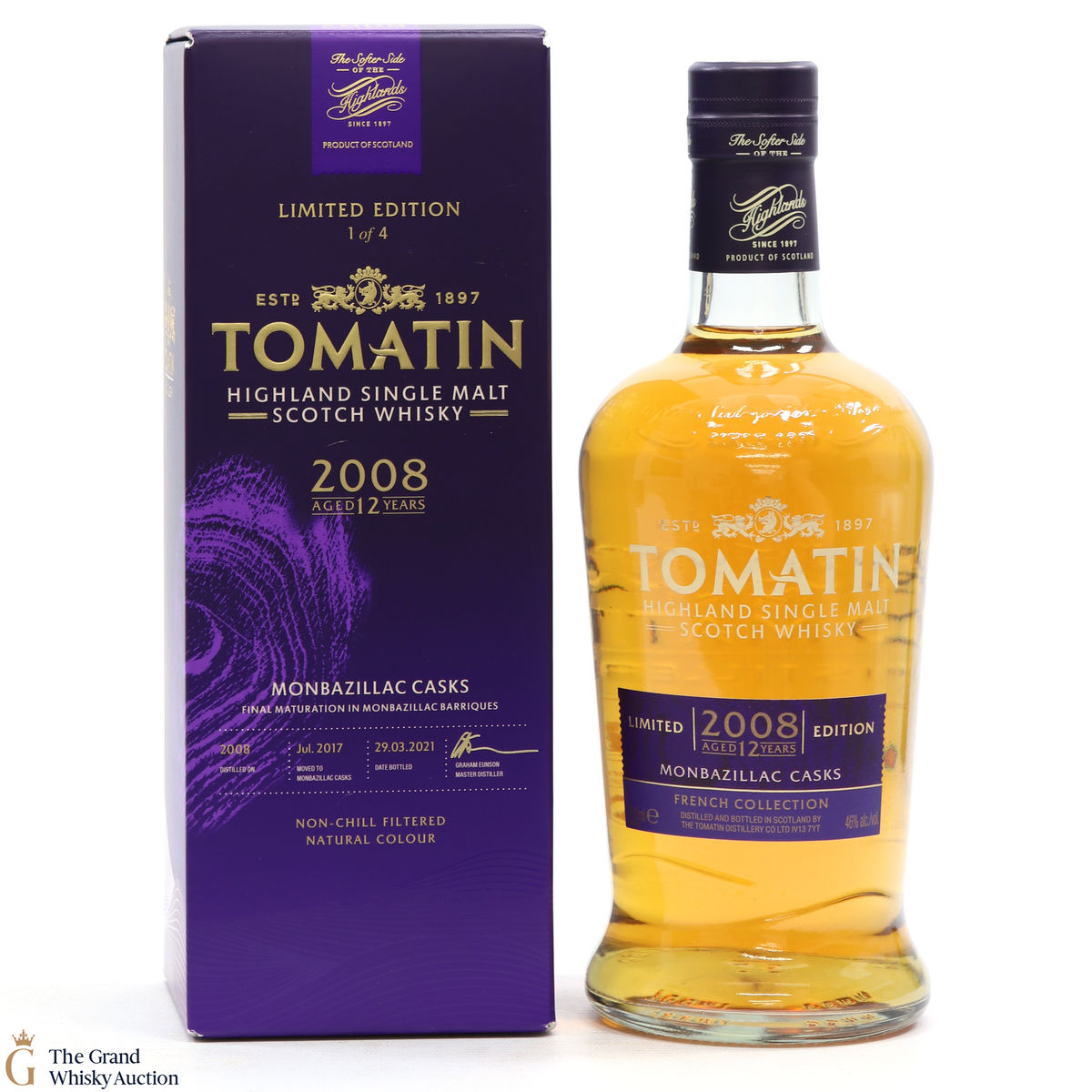 Tomatin - 12 Year Old 2008 Monbazillac Casks Limited Edition #1