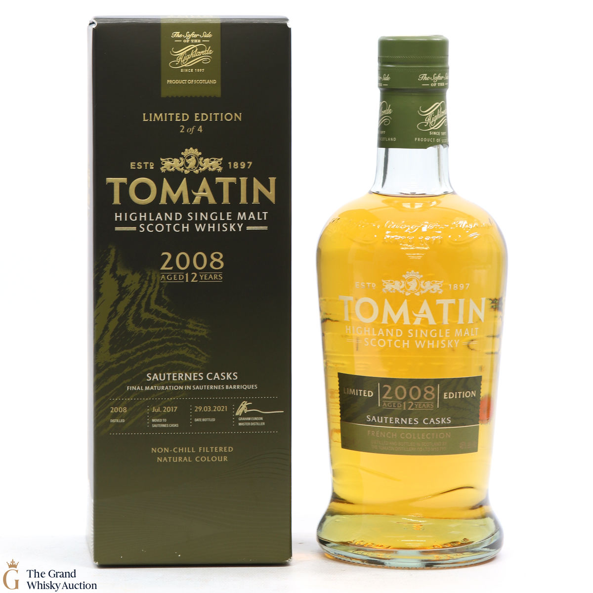 Tomatin - 12 Year Old 2008 Sauternes Casks Limited Edition #2