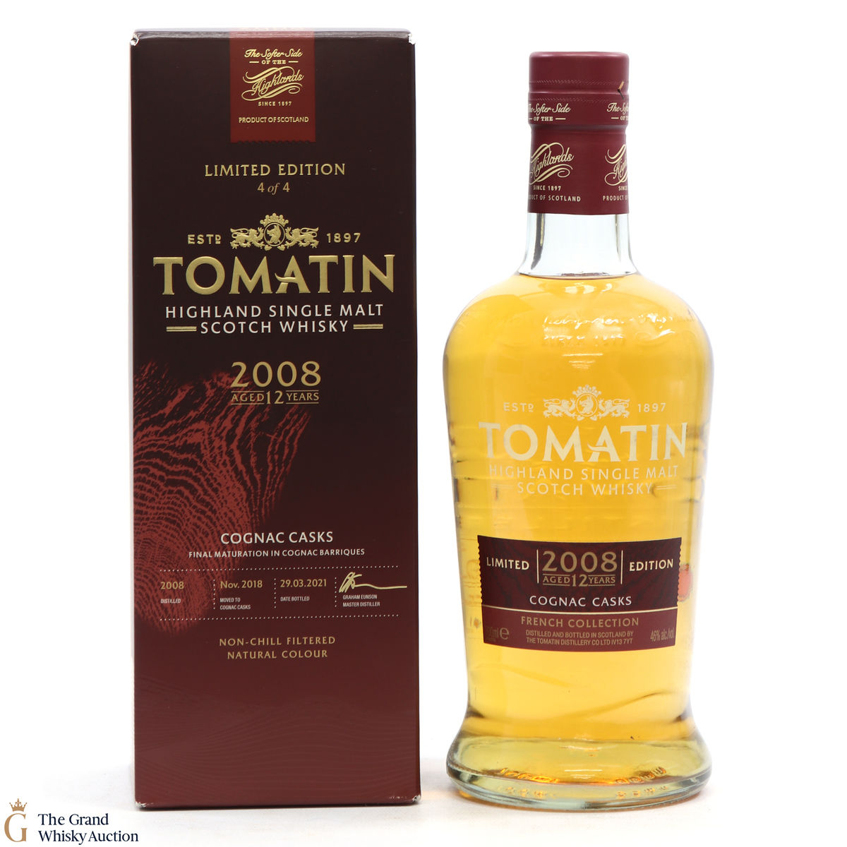 Tomatin - 12 Year Old 2008 - Cognac Casks Limited Edition #4