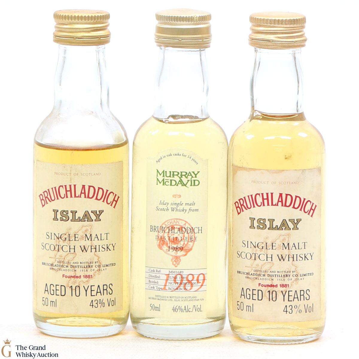 Bruichladdich - 3 x Assorted Minis 5cl