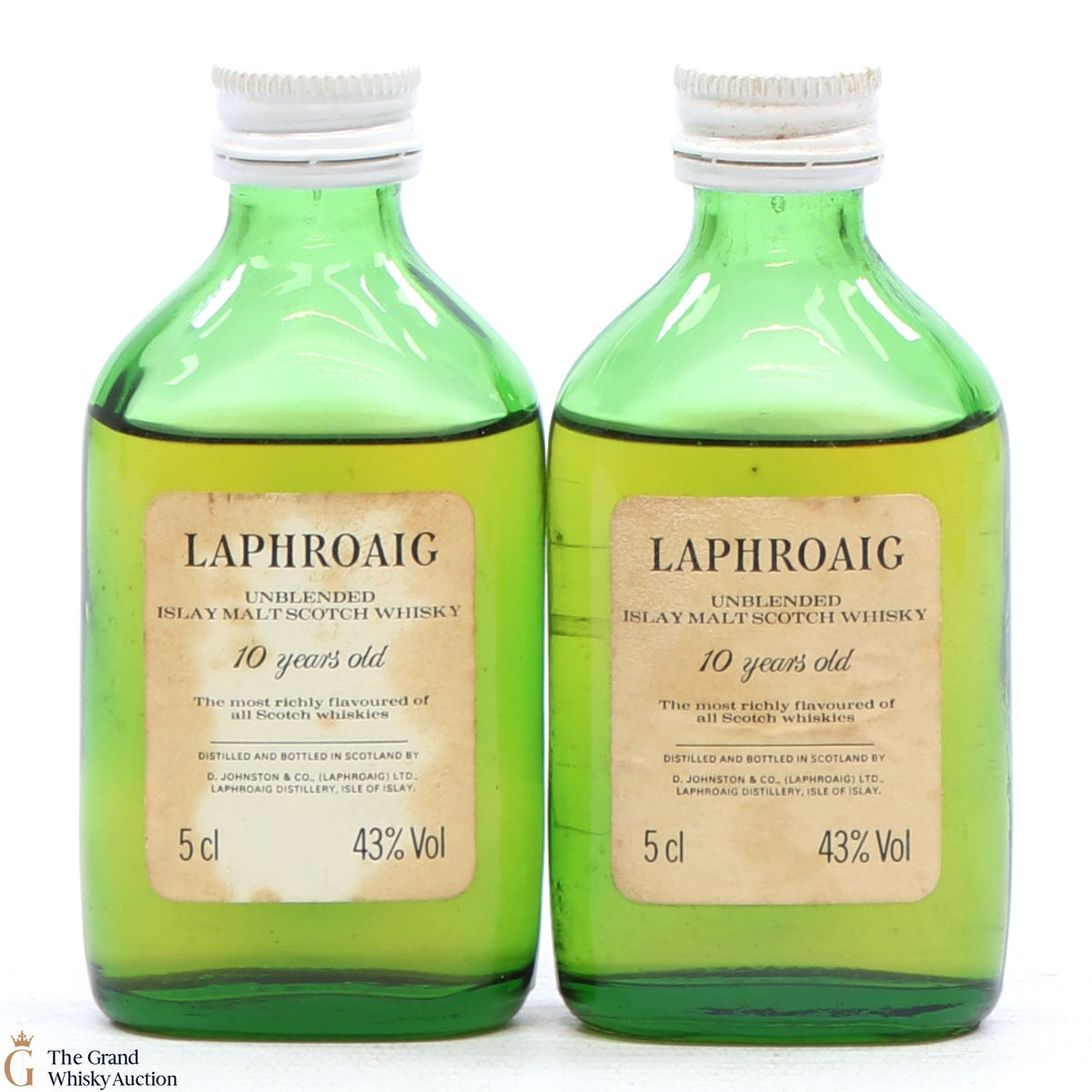 Laphroaig - 10 Year Old - Pre Royal Warrant 2 x 5cl