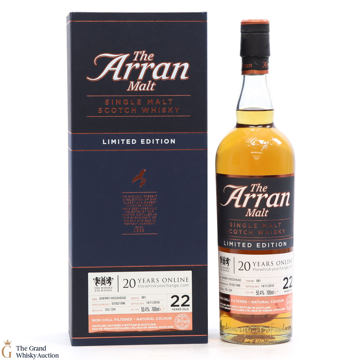 Arran - 22 Year Old 1996 - Limited Edition 20 Years Online TWE