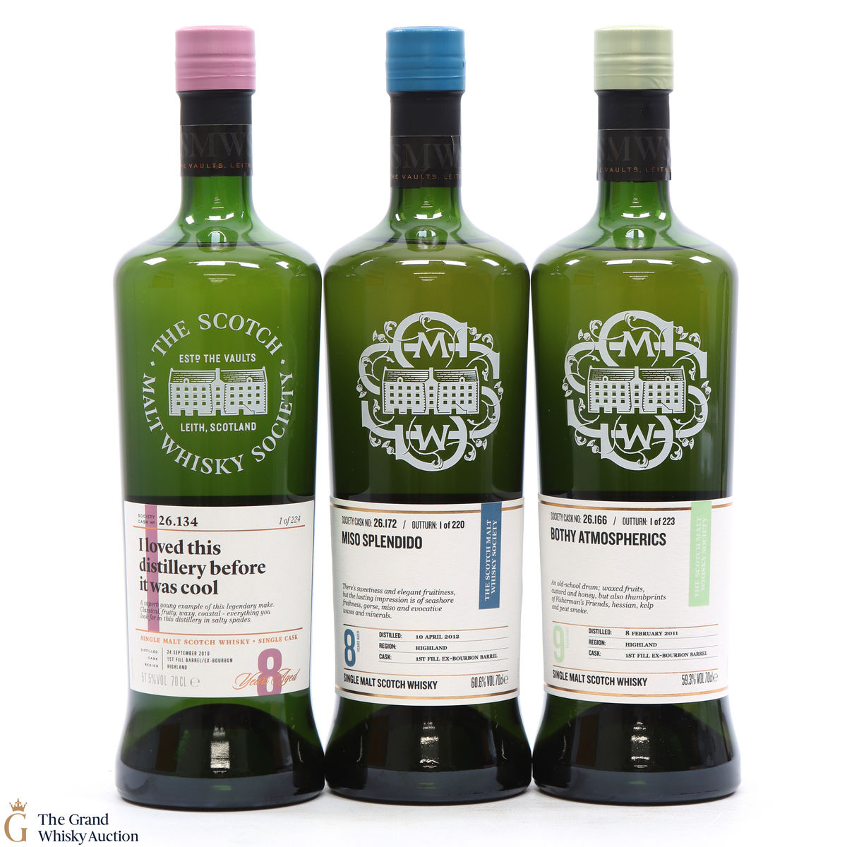 Clynelish - 3 x SMWS 2010, 2011 & 2012